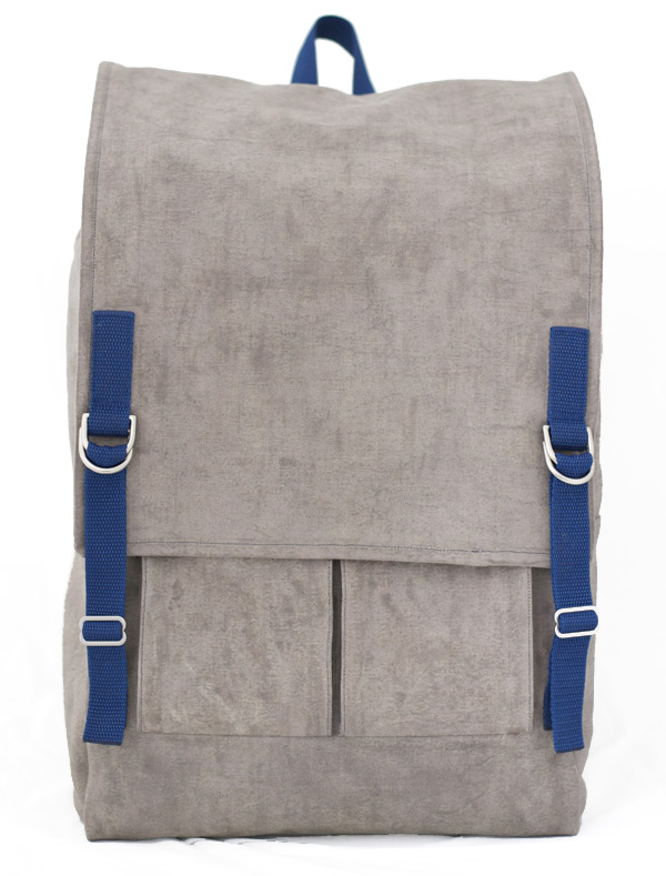 Waxed Canvas backpack, front