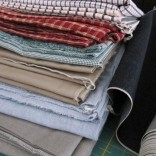 stack of fabric