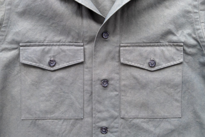 overshirt pocket with flaps