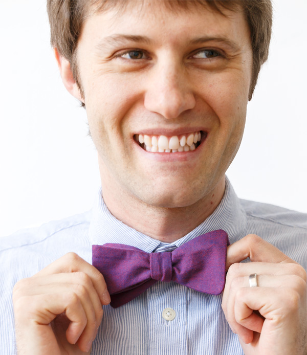 Image of Taylor with bowtie.